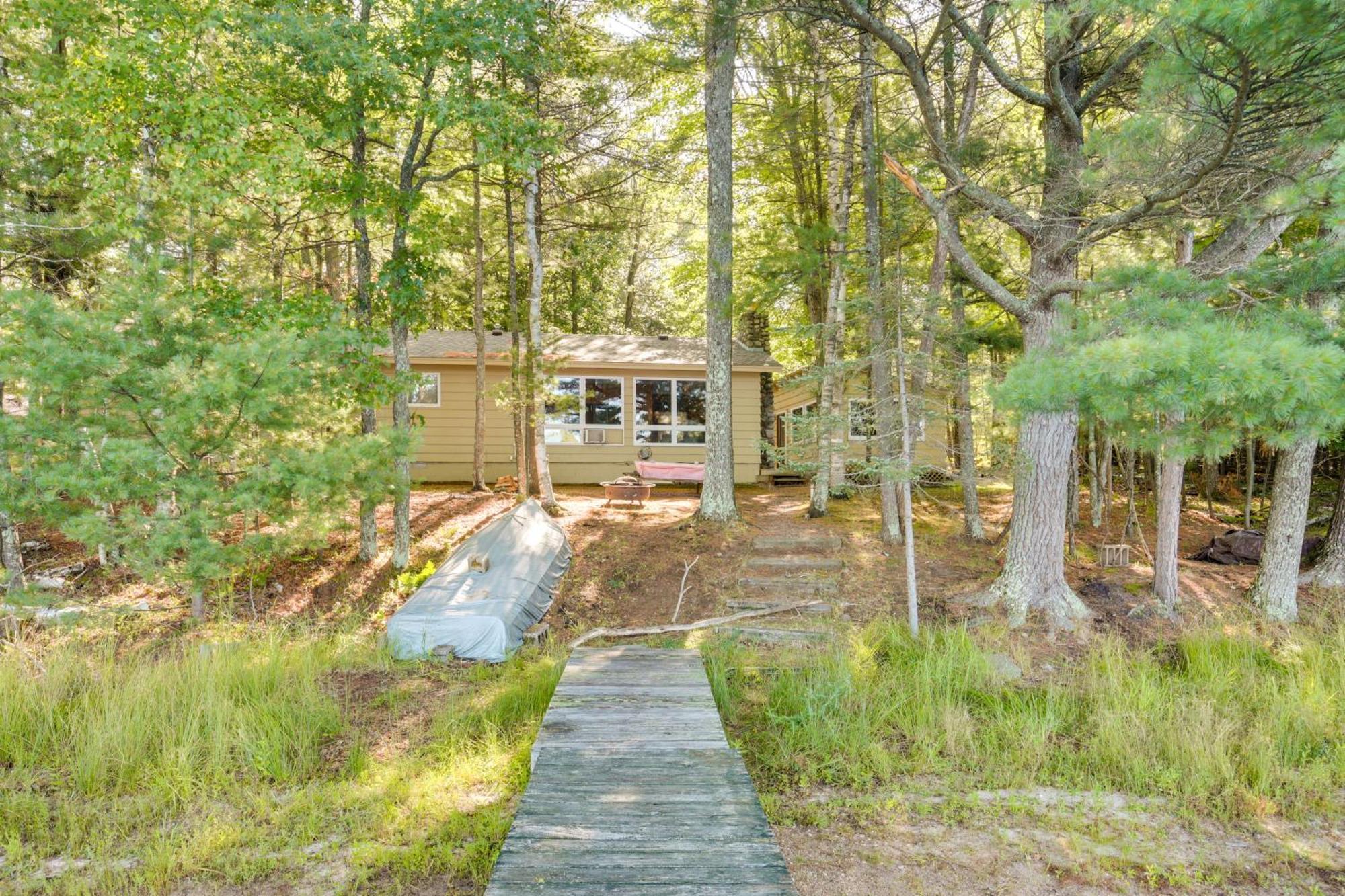 Serene Woodruff Cottage Lakefront Access! Bagian luar foto